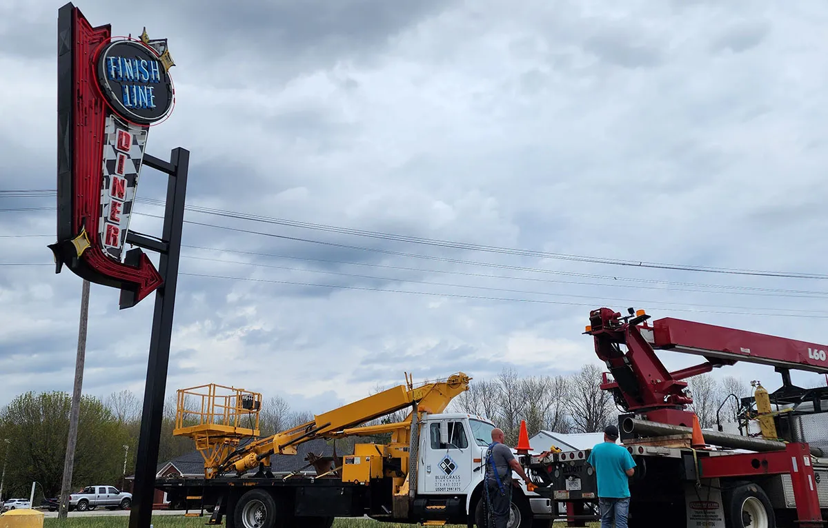 Neon Sign installation