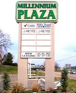 Shopping Center Sign